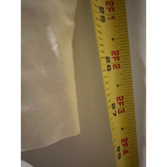 Talbots Plus Size 20 High Rise Petite Linen Work Heritage Pants Cream Neutral - Picture 7 of 11